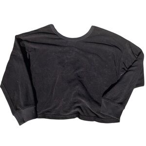 aerie Terry Black Top